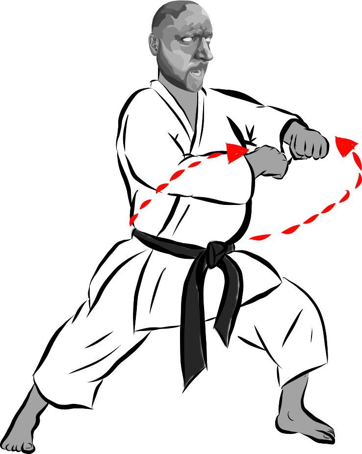 Hasami tsuki (Scissor Punch)